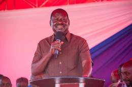 File image of Azimio Leader Raila Odinga.